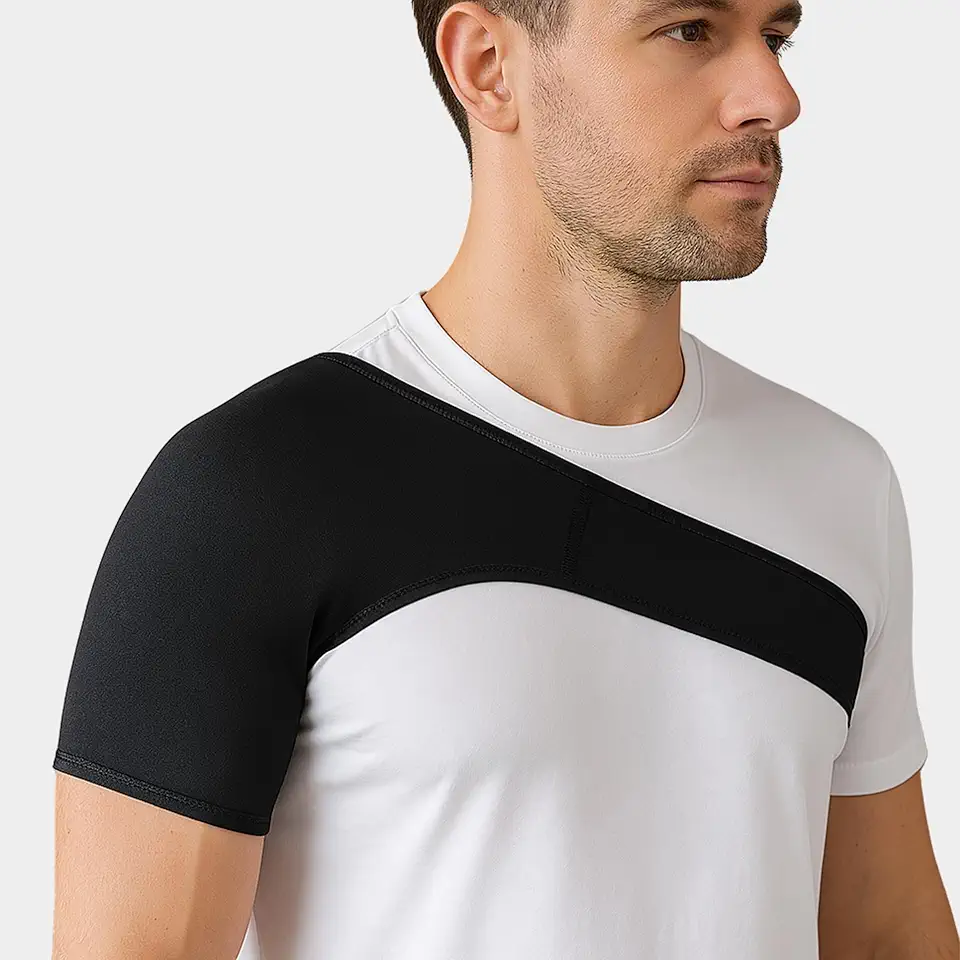 Ombreira Ortopédica para Ombro e Clavícula – Suporte em Neoprene Ajustável, Corretor de Postura, Alívio de Dores Musculares, Tendinite, Manguito Rotador, Unissex para Treino e Trabalho
