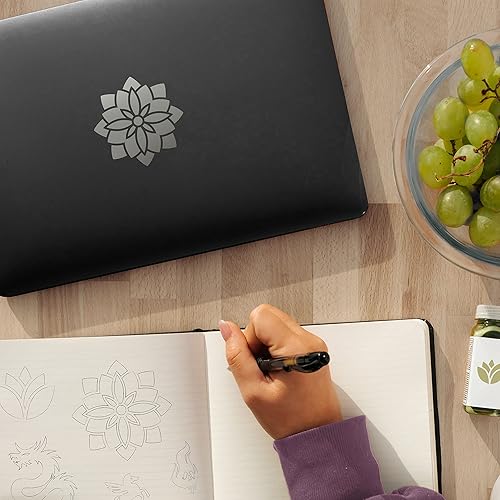 Miniatura 5 de VViViD Vinilo adhesivo permanente DECO65 gris brillante para Cricut, Silhouette y Cameo (rollo grande de 20 pies x 11.8 pulgadas)