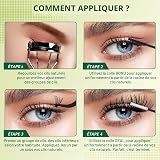 KEYYOU Kit d'extension de cils DIY - Kit d'extension de cils individuel - 7