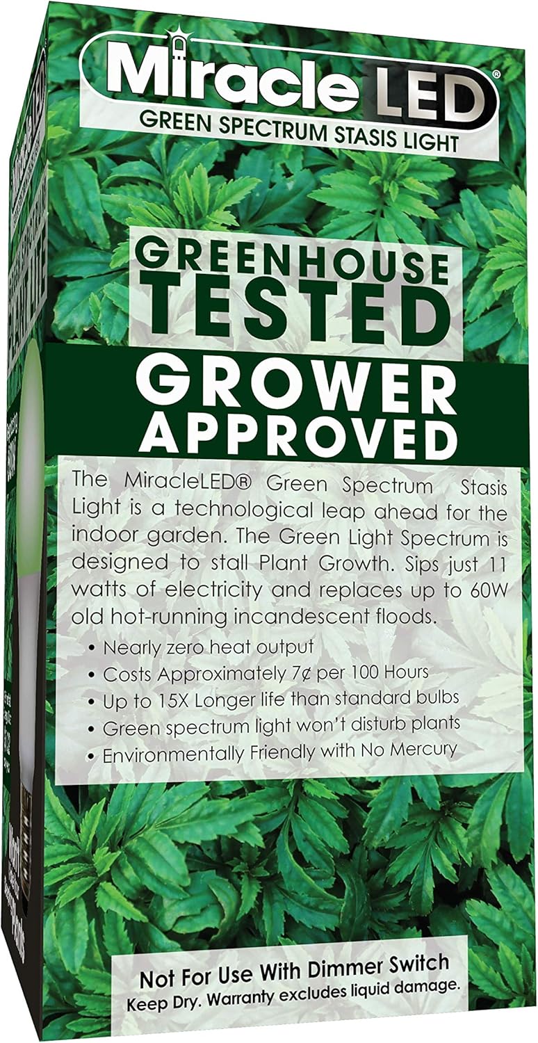 MiracleLED 604616 Green Spectrum Stasis Light, 4-Pack, Green