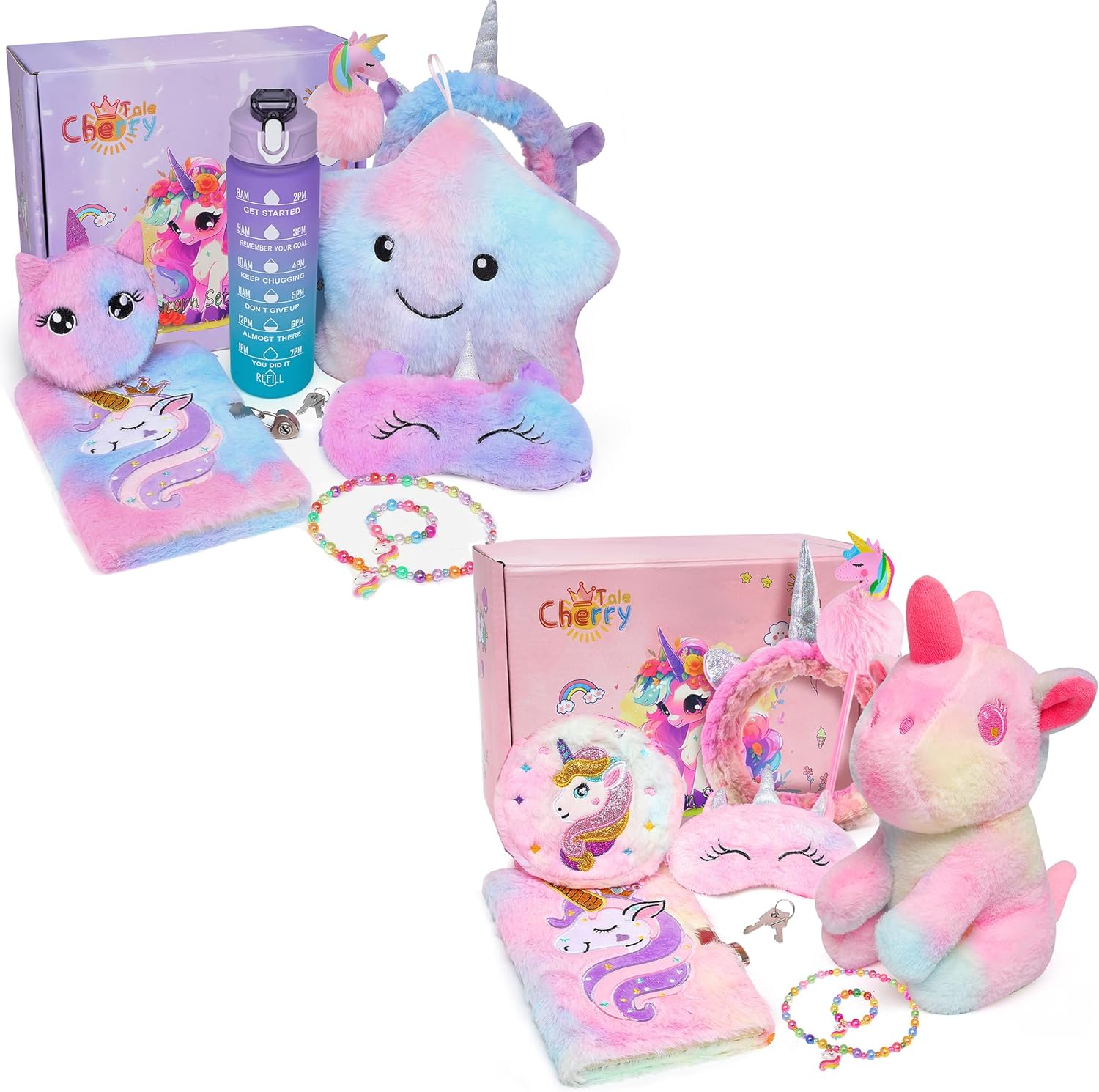 Cherry Tale 2 Pack Unicorns Gifts Set for Grils Age 3 4 5-10+