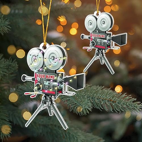 Miniatura 22 de Adorno de cámara personalizado para cámara, adorno de Navidad, regalo de fotografía, adorno de fotógrafo, regalos para amantes de la cámara,