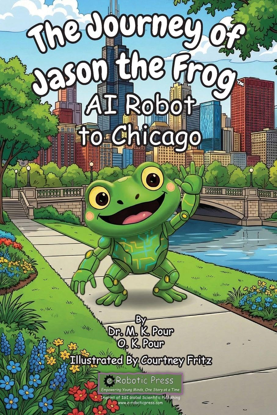 The Journey of Jason the Frog(TM) AI Robot to Chicago