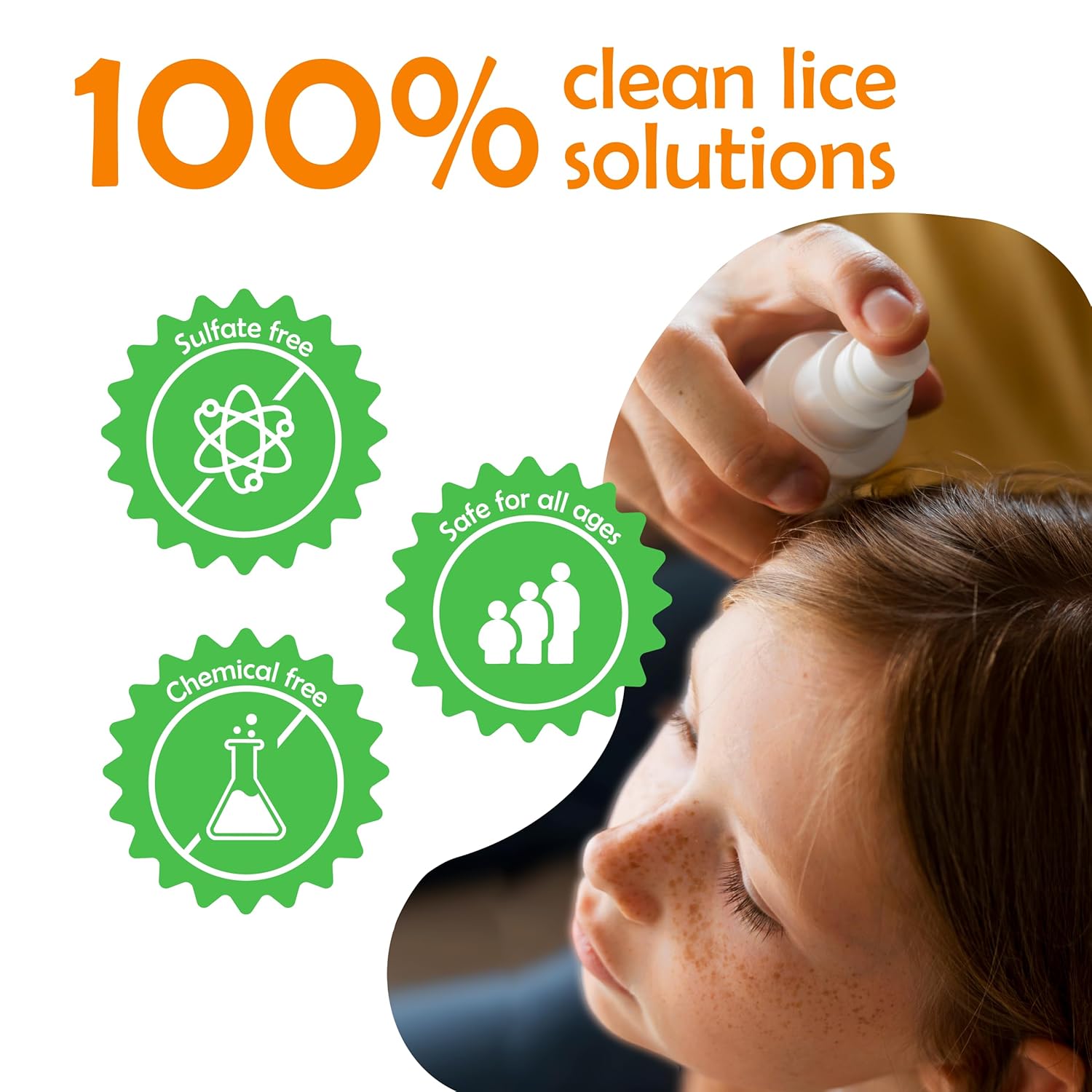 100% Dimethicone Oil for Lice – Safe for Kids & Adults – Great for all hair types – 128oz (Gallon)