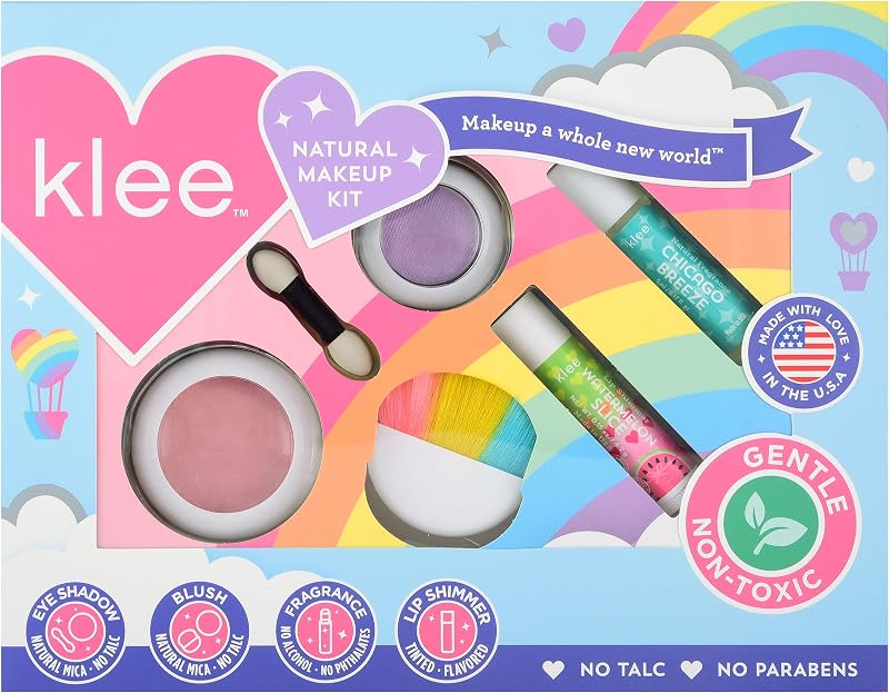Mineral Makeup Kit. Gentle and Non-Toxic. Kid-Friendly. Made in USA. (Sun Comes Out)