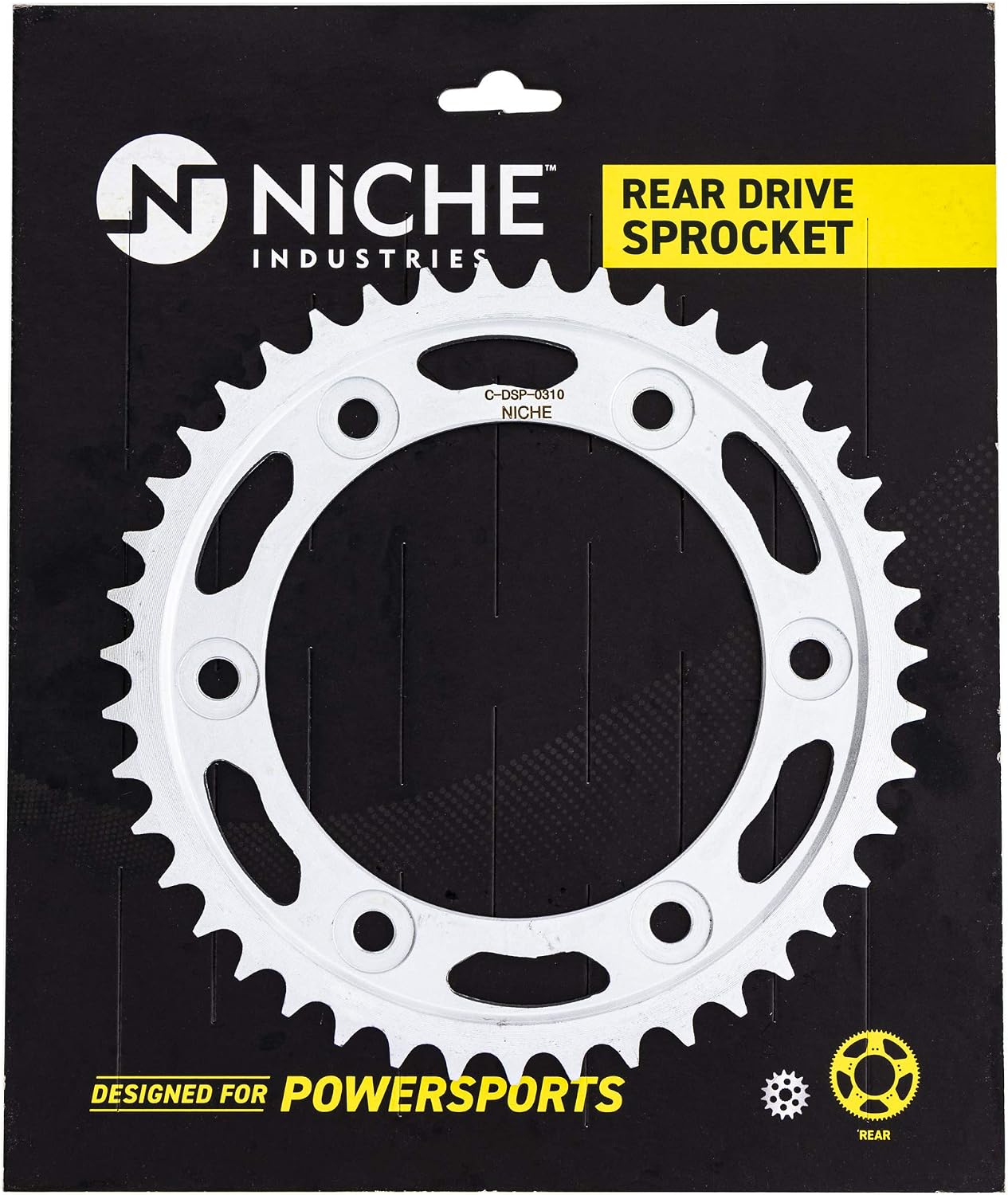 NICHE Drive Sprocket Chain Combo for Honda CBR954RR CBR929RR Front 16 Rear 43 Tooth 530VM-X X-Ring 108 Links
