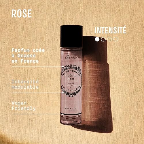 Miniatura 2 de Panier des Sens Eau de Toilette perfume para mujer fragancia de rosa fabricada en Provenza 17 onzas líquidas