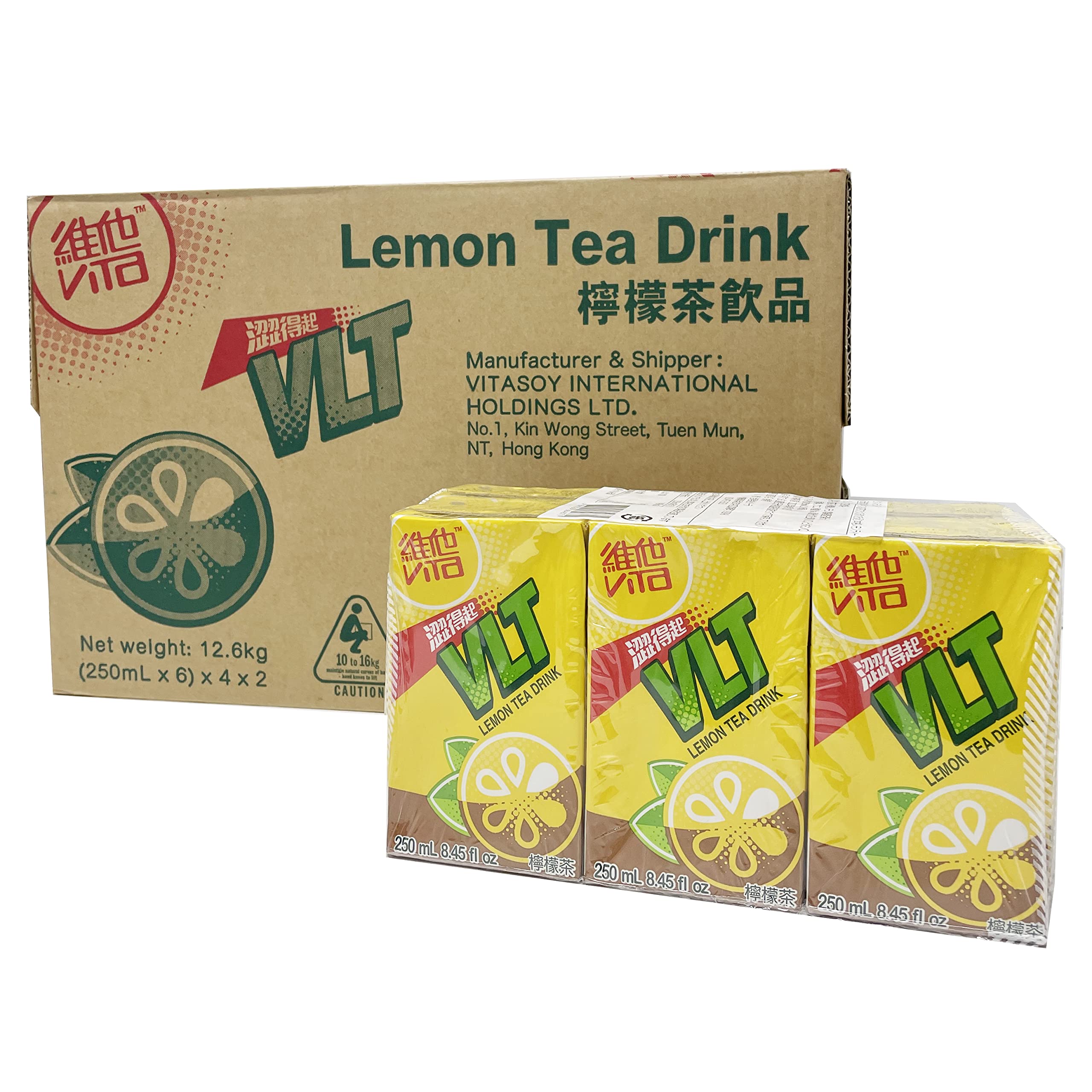 Amazon.co.jp: VITA ビタ レモンティー250ml 48個紙パック入り 維他 维