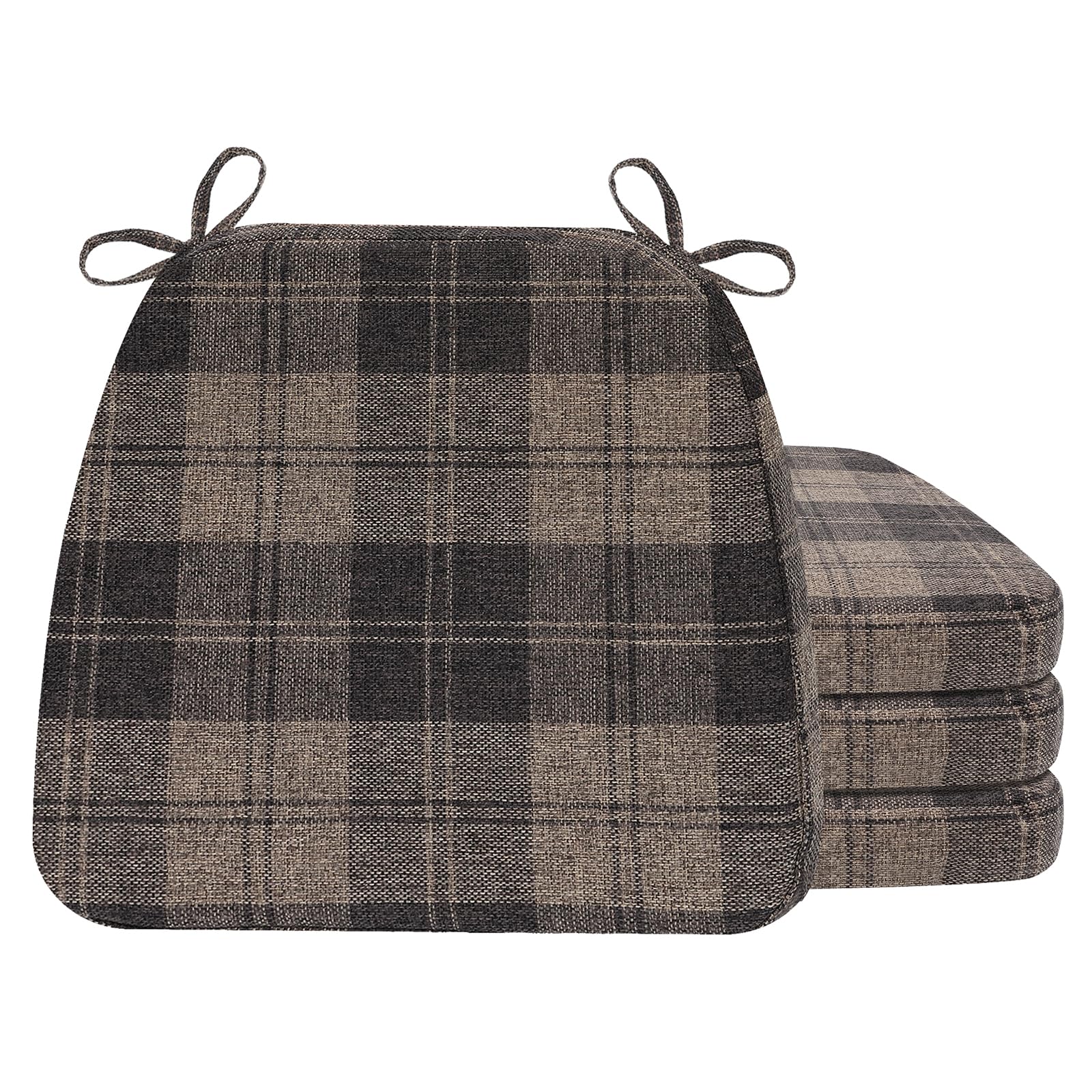 AAAAAcessories Chair Cushions for Dining Chairs, 17 x 16 x 2 in, Set of 4