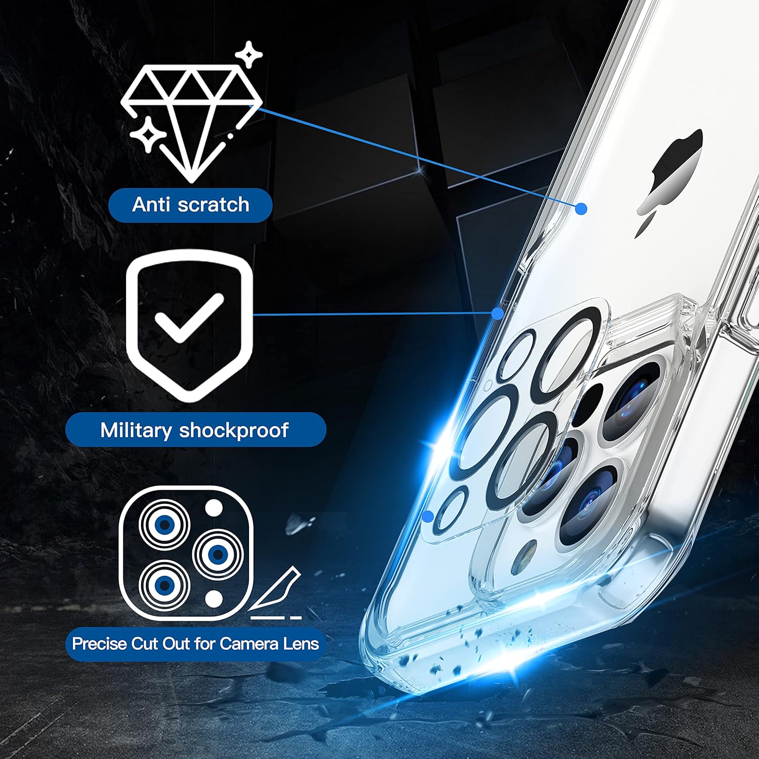 ORETECH Compatible with iPhone 13 Pro Max Case - Image 4