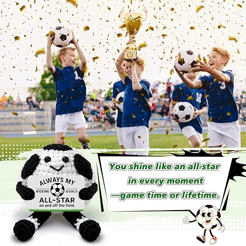 Miniatura 4 de Regalos divertidos de fútbol para niños, niñas, hombres y mujeres, accesorios de mini pelota de fútbol, cosas geniales, amantes de los jugadores,