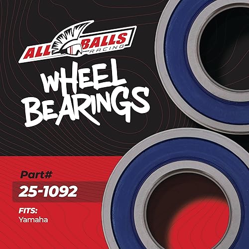 Miniatura 5 de All Balls Racing 25-1092 Kit de juntas de rodamiento de rueda compatible conreemplazo para Yamaha