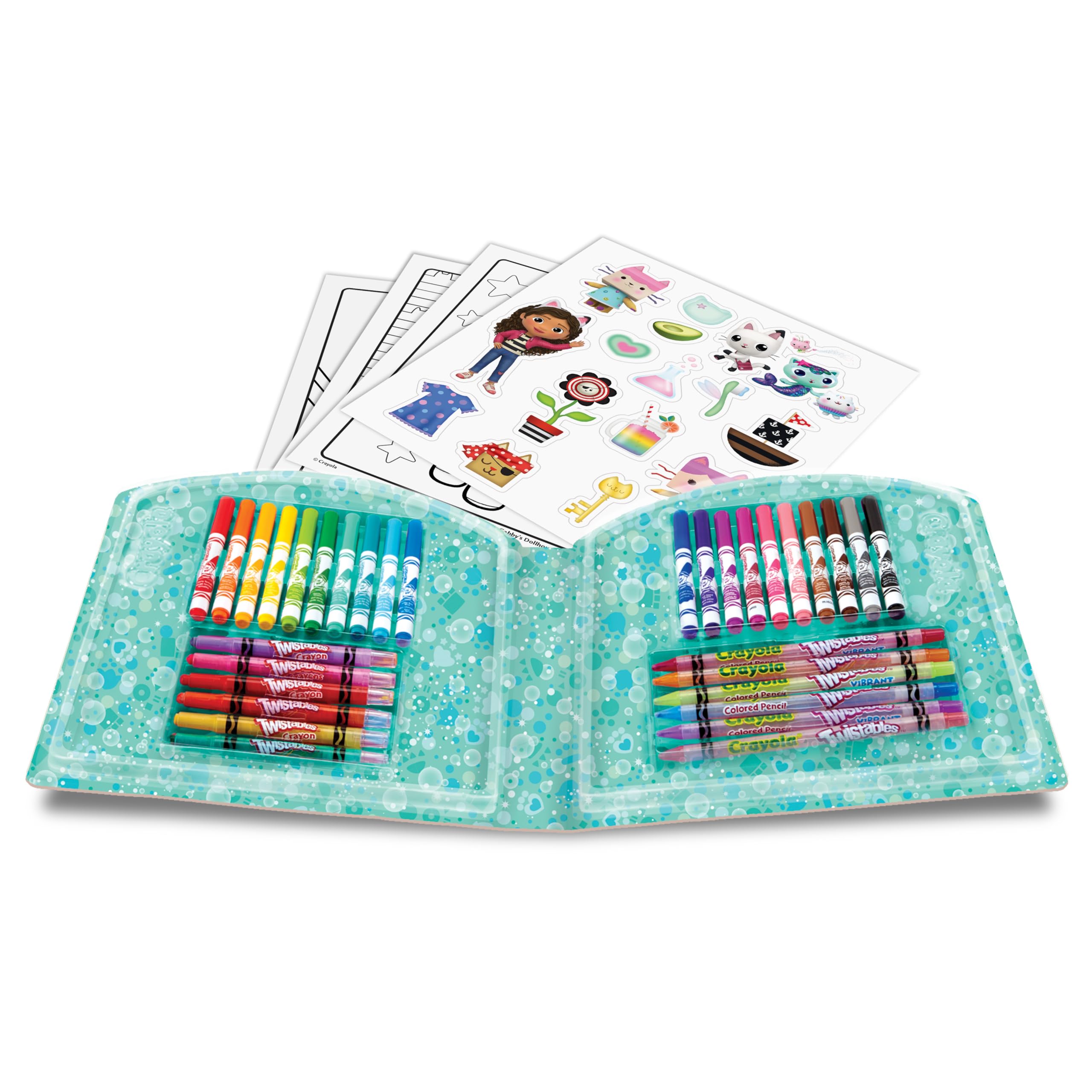Crayola Pastel - Set Valigetta Pennarelli Lavabili SuperTips, 65 pezzi