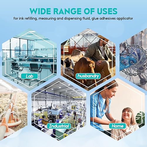 Miniatura 6 de SHAOTONG Jeringas Luer Lock de 0.3 fl oz sin aguja, con tapa, estéril, paquete de 20