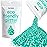 Hemway Biodegradable Glitter Eco Friendly - 100g/3.5oz Bio Cosmetic Safe Sparkle Vegan for Face Eyeshadow Body Hair Festival Makeup Craft - Chunky (1/40 0.025 0.6mm) - Turquoise Blue Holographic