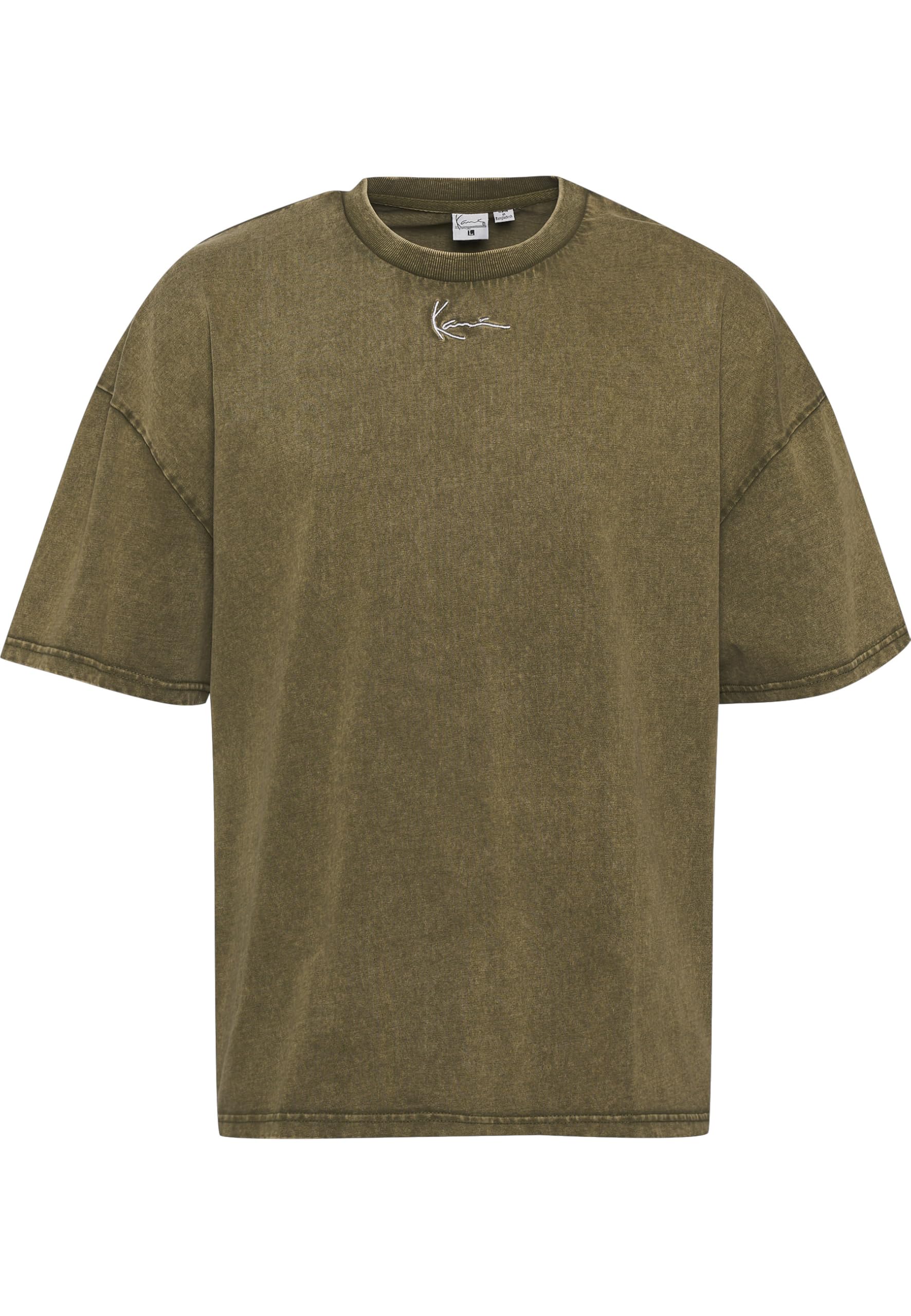 Karl Kani Herren KM234-057-1 KK Small Signature Heavy Jersey Washed Boxy Tee
