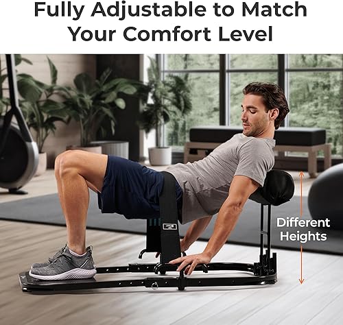 Miniatura 6 de Lifepro GluteBlast Hip Thrust Machine - Premium Squat & Glute Machine Workout Equipment for at Home Gym with Resistance Bands - Multipurpose Glute