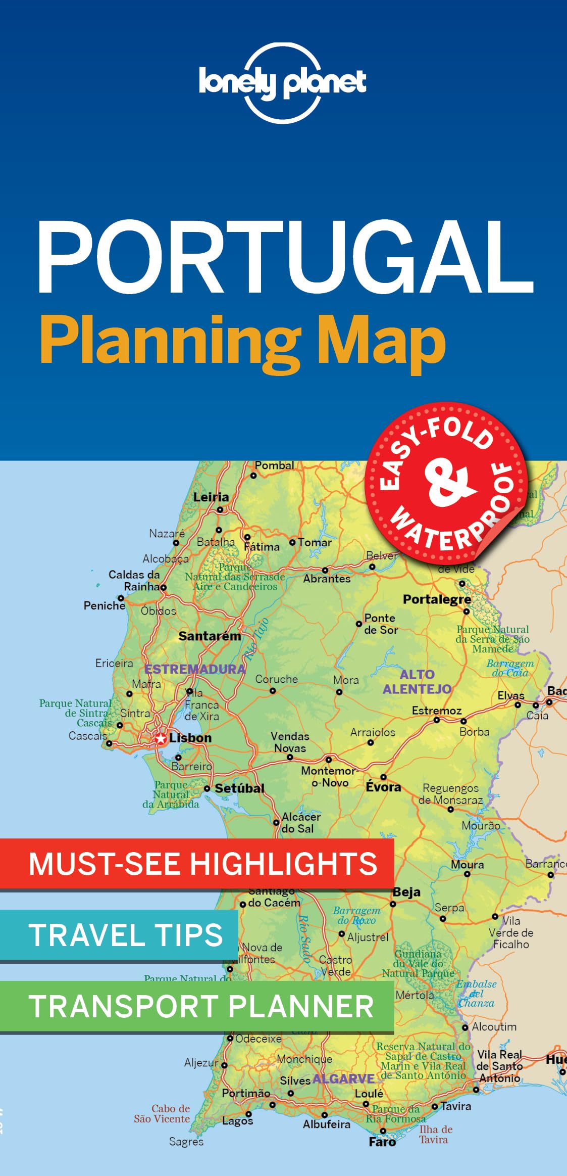 Lonely Planet Portugal Planning Map Map – Sticker Book, July 17, 2018
