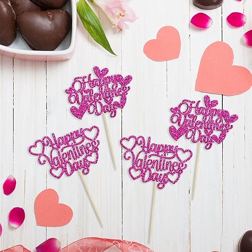 Vista 170 de 36 piezas de decoración de cupcakes para el día de San Valentín, dulce amor, San Valentín, para el día de San Valentín, fiesta de cumpleaños