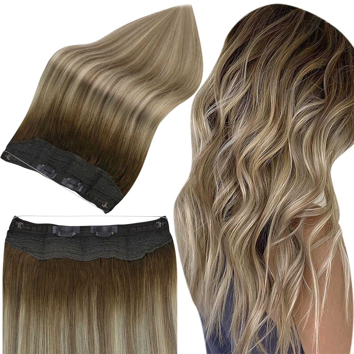 100 Remy Human Hair Halo Extensions in 2023 Reviews, Top picks & Guide