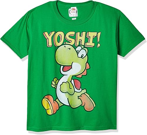 Nintendo Running Yoshi Boys Graphic T Shirt