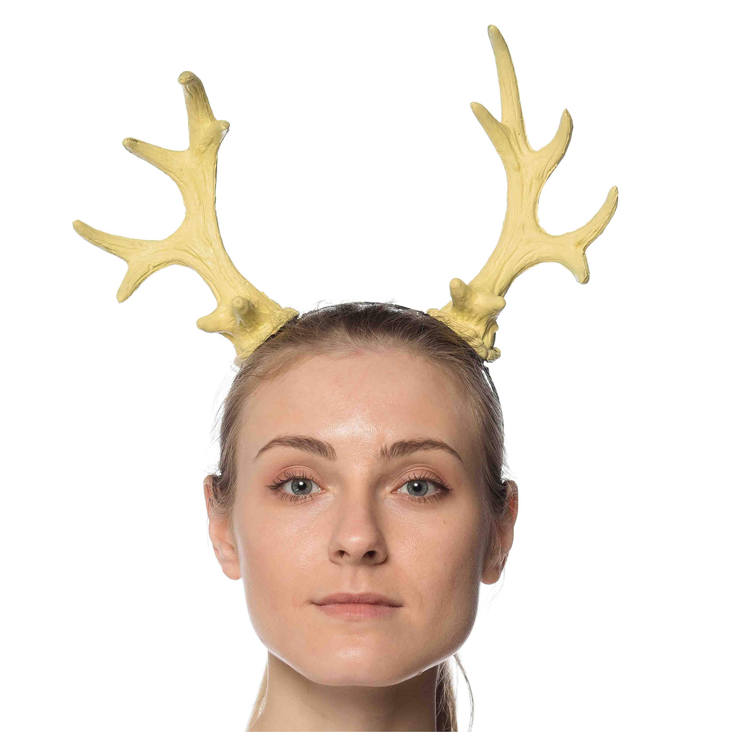 HMS Unisex-Adult's Supersoft Elegant Antlers, Beige, One Size