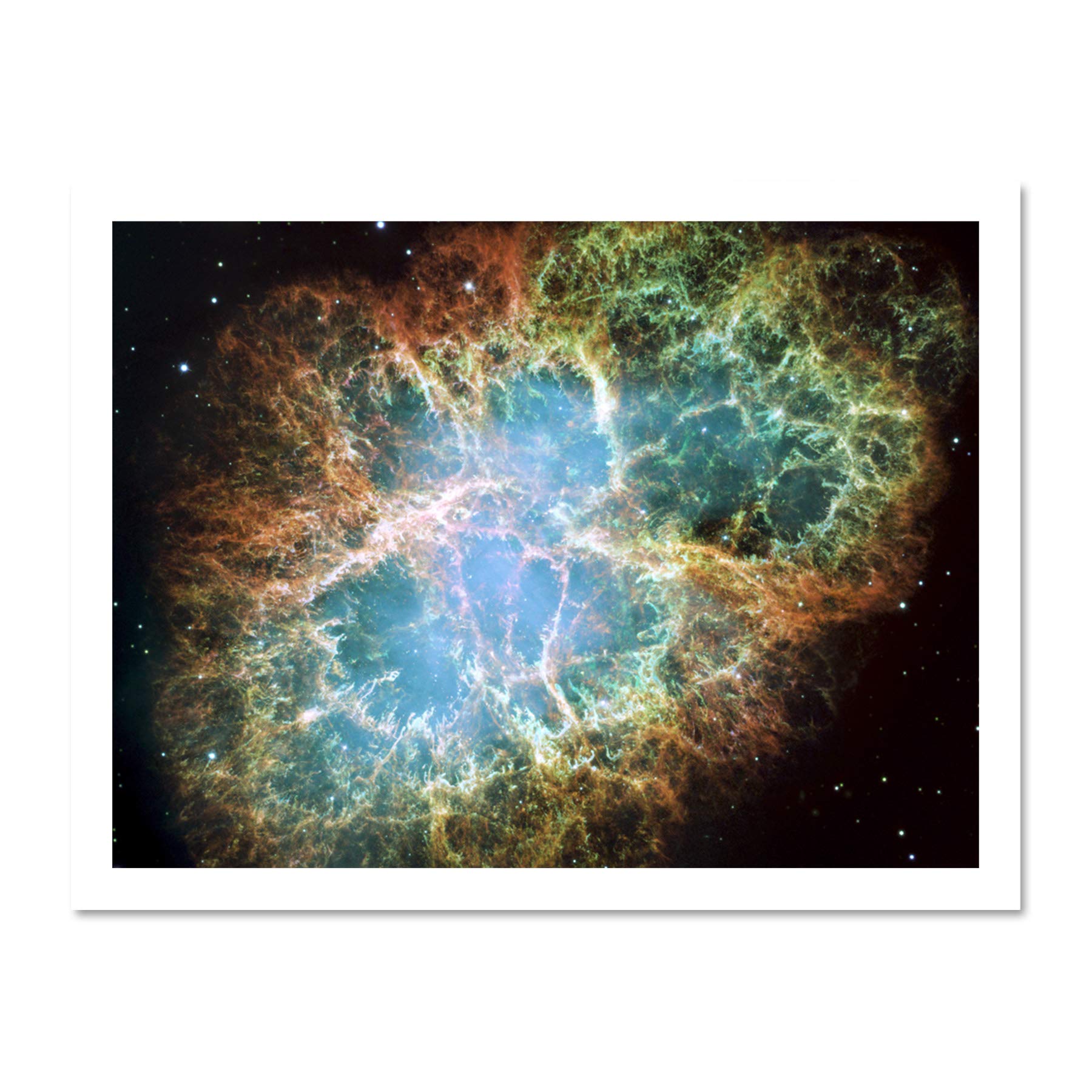 Wee Blue Coo Space Stars Nebula Universe Galaxy Hubble Gas Cosmos Large Framed Art Print Poster Wall Decor 18x24 inch