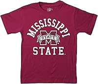 Vista 99 de Wes and Willy Camiseta de algodón orgánico de manga corta para niños de la NCAA