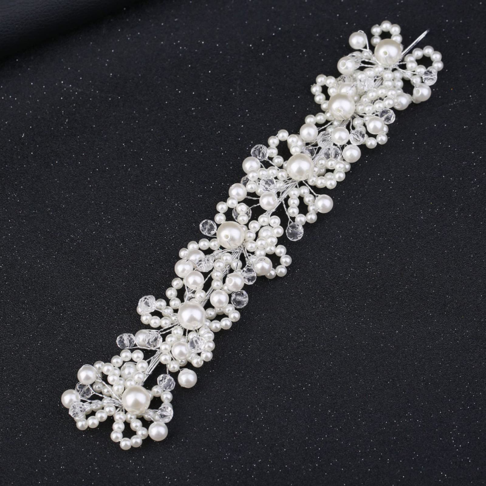 Peine para el pelo de boda, diseño de flores, perlas sintéticas, hecho a mano, corona de cristal, para novia, boda, mujer, tiara para niños, accesorio para el pelo de graduación