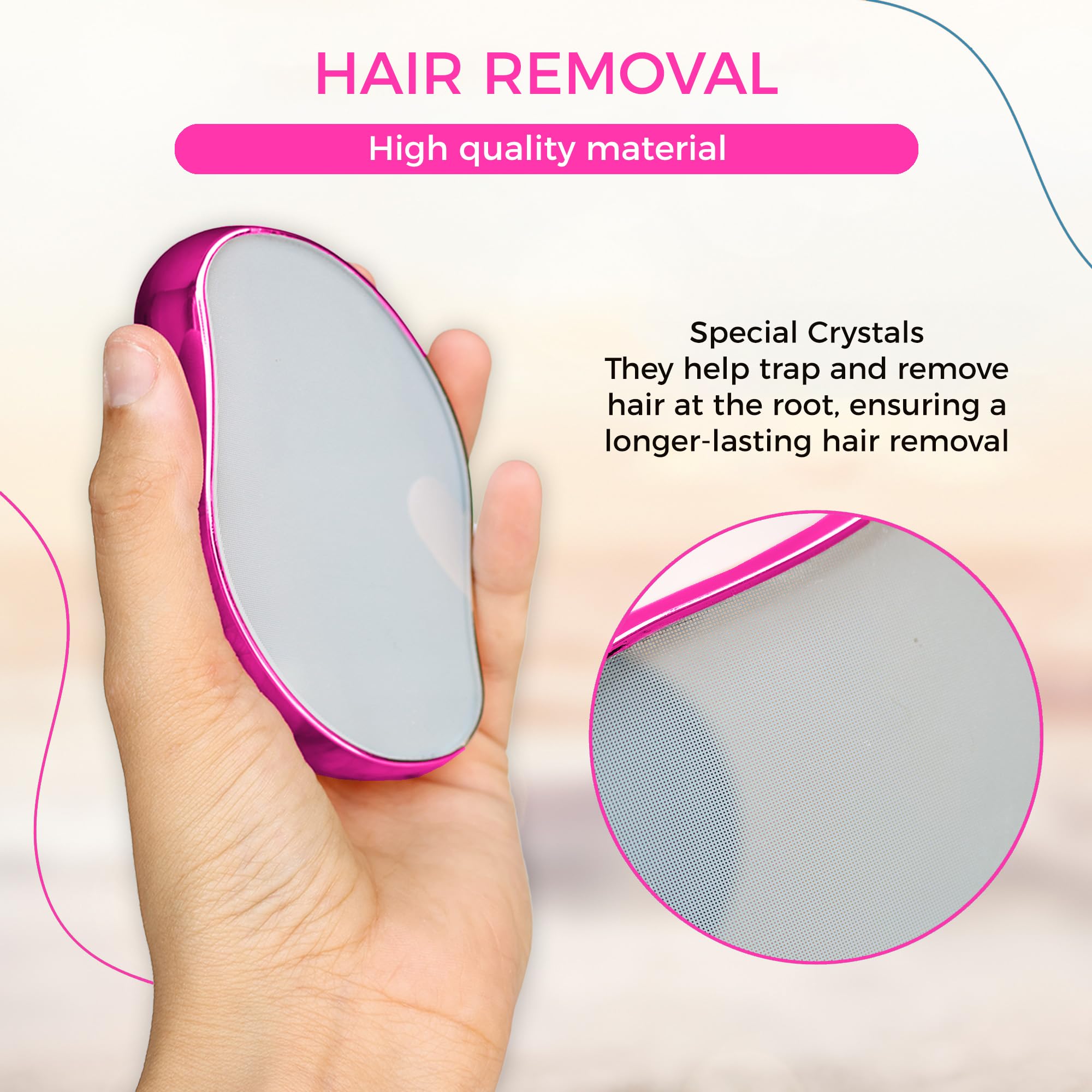 WS WorlsTrend Crystal Epilator, Crystal Hair Eraser, Crystal Hair Removal Stone - Image 3