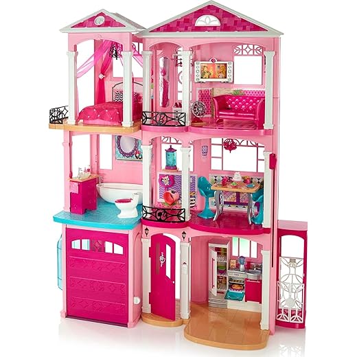 Barbie Dreamhouse [Amazon Exclusive], Pink