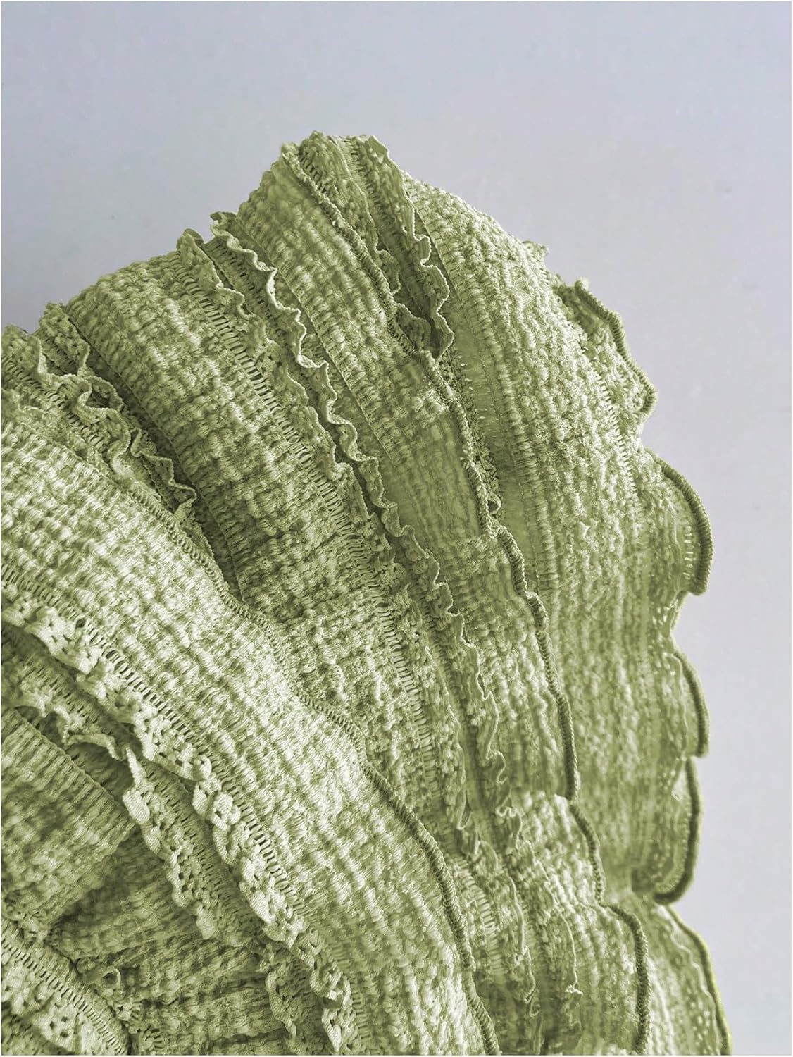 GORGLITTER Women's Ruffle Lace Layered Mini Skirt Y2k Tiered Coquette Going Out Short Skirts Fall Outfits 2025 - Image 5