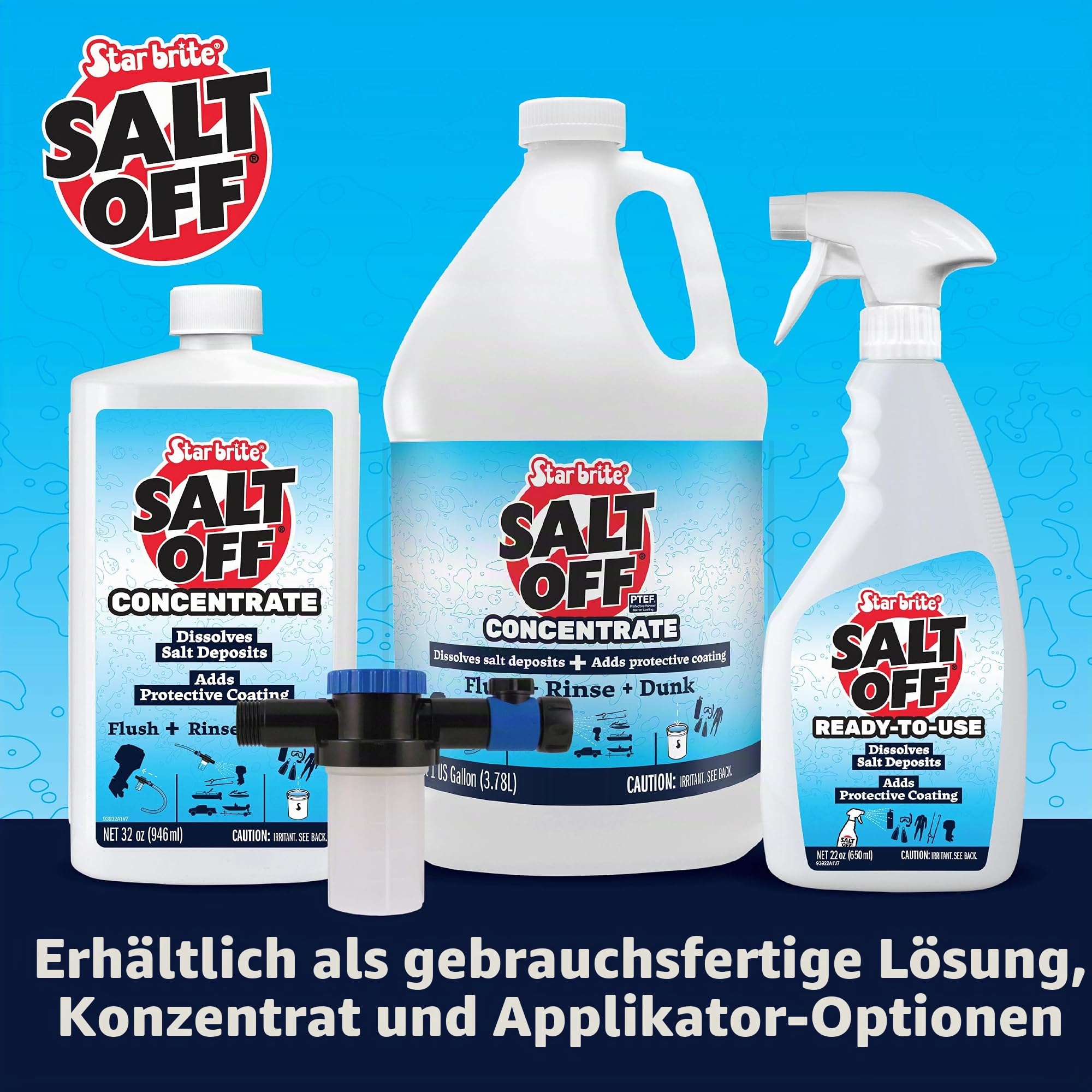 STAR BRITE Salt Off Salzentferner & Marine Motorspülung Applikator
