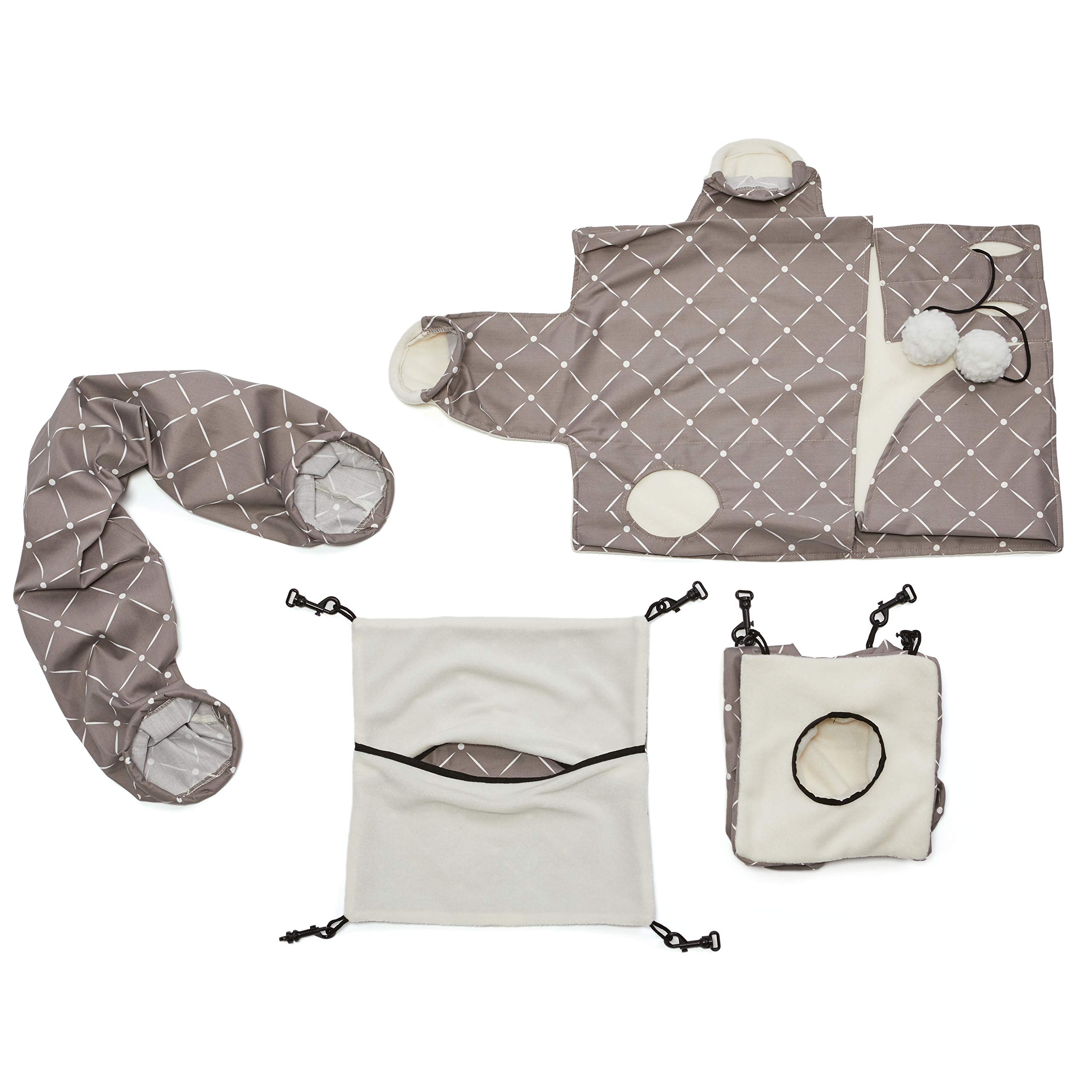 MidWest Homes for Pets Ferret Nation & Critter Nation - Kit de Accesorios de diseño con Estampado de Diamantes, Kit 3