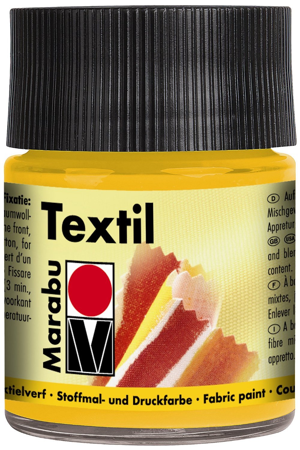 Marabu Textil Fabric Paint 50ml - 021 Medium Yellow