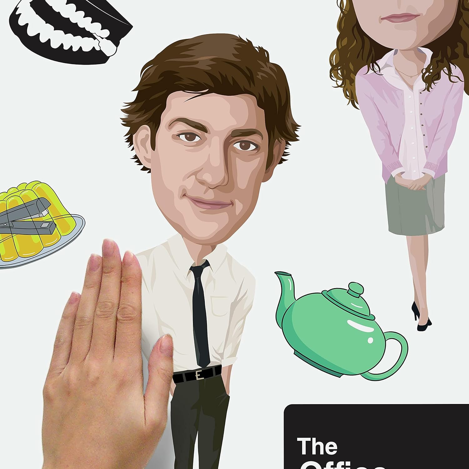 The Office Characters Reusable Peel and Stick Wall Decals