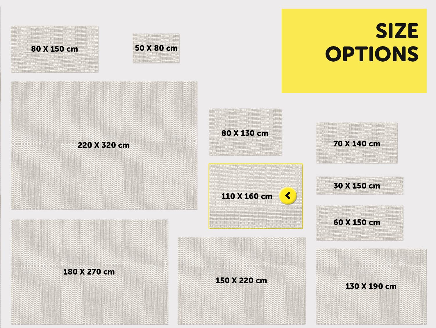 aboveBED Anti Slip Rug Underlay 110 x 160 cm, Non Slip Mat Cut to Size - Image 4
