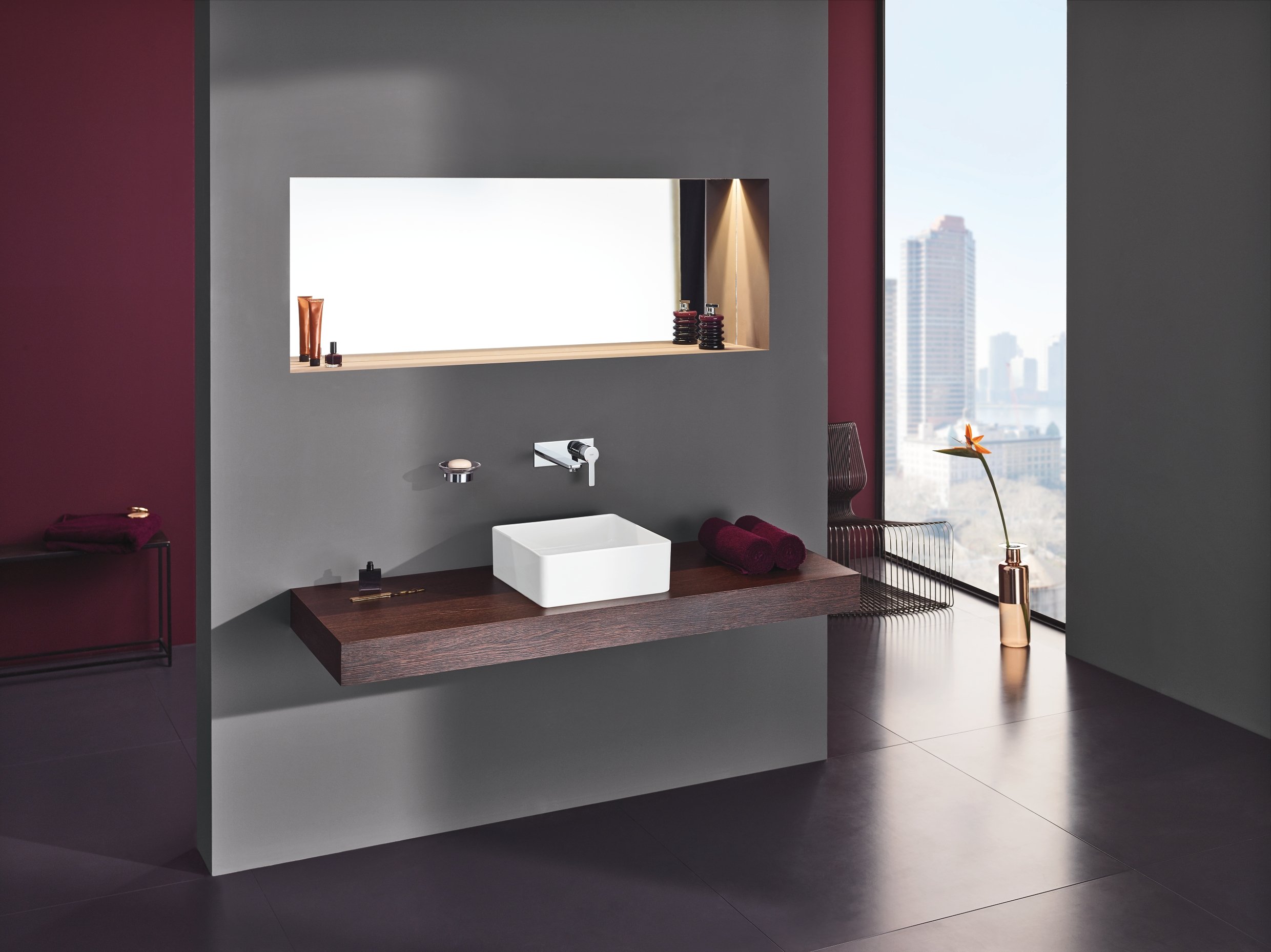 Grohe 23444001 Miscelatore Monocomando Lavabo a 2 Fori, Cromo, M