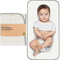 Vista 27 de KeaBabies Cambiador portátil de pañales, fácil de limpiar con toalla - Cambiador de bebé plegable impermeable para bolsa de pañales, compacto, Wild