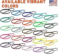 Vista 4 de Dogline Biothane - Correa impermeable para perro de nailon tejido con revestimiento resistente con herrajes negros, resistente a olores, fácil