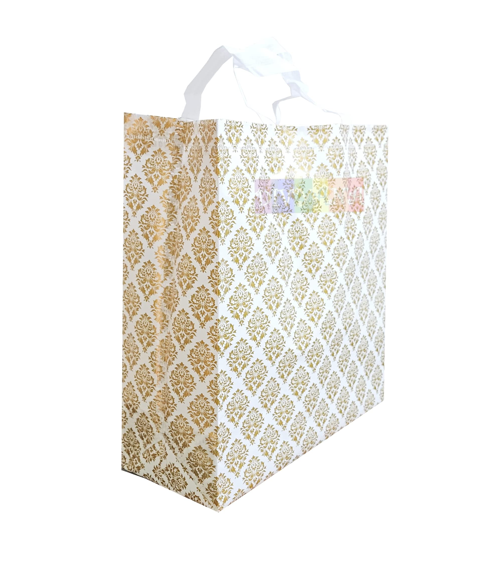 DIVYANA Printed Gift And Shopping Bags, 33x13x35 cm, Pack of 5 (B08381CC7S) Amazon Price History, Amazon Price Tracker