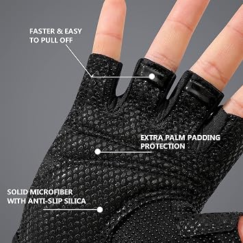 Workout Gloves, Short Exercise Gloves Small 2 Pairs