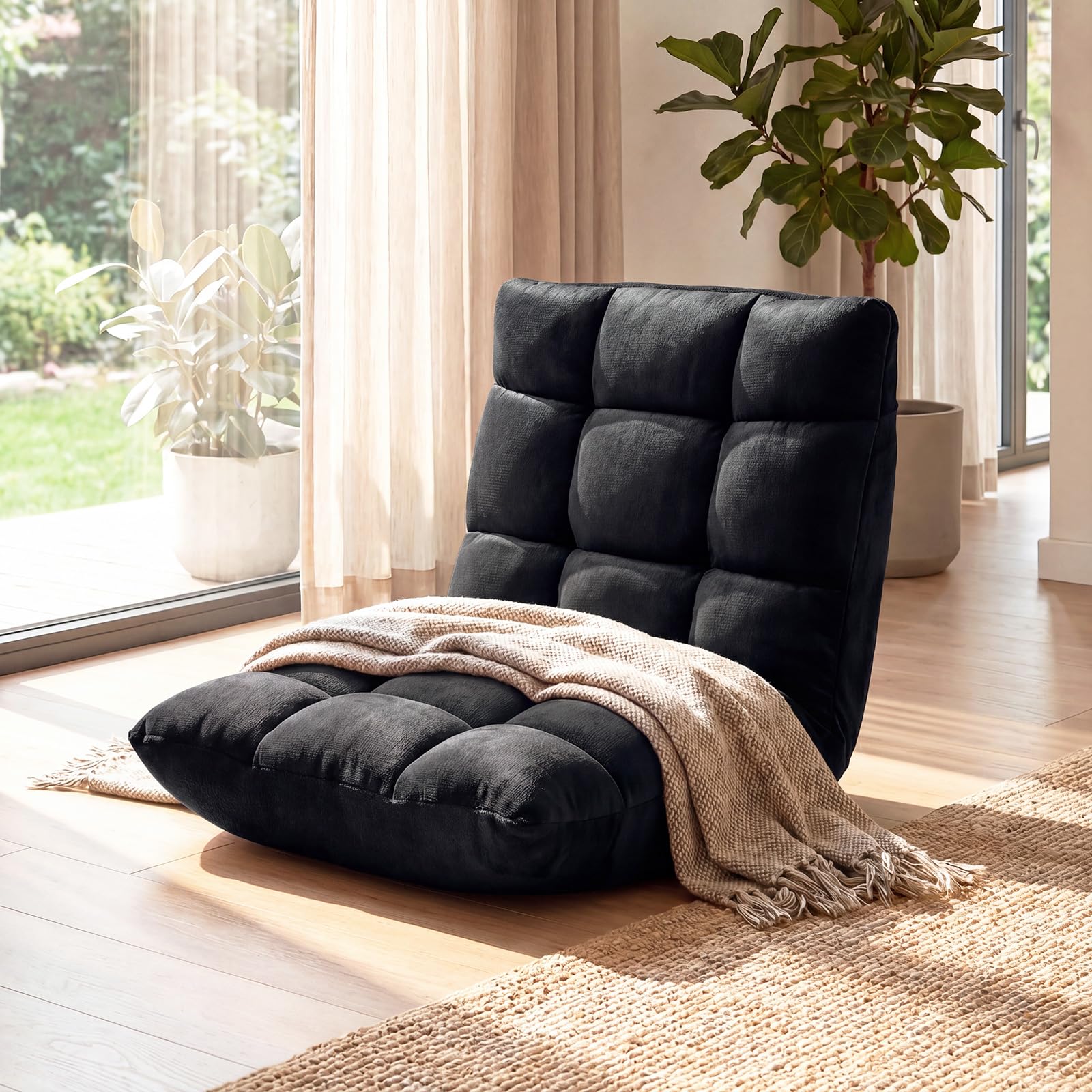 Costway Adjustable 14-Position Floor Chair
