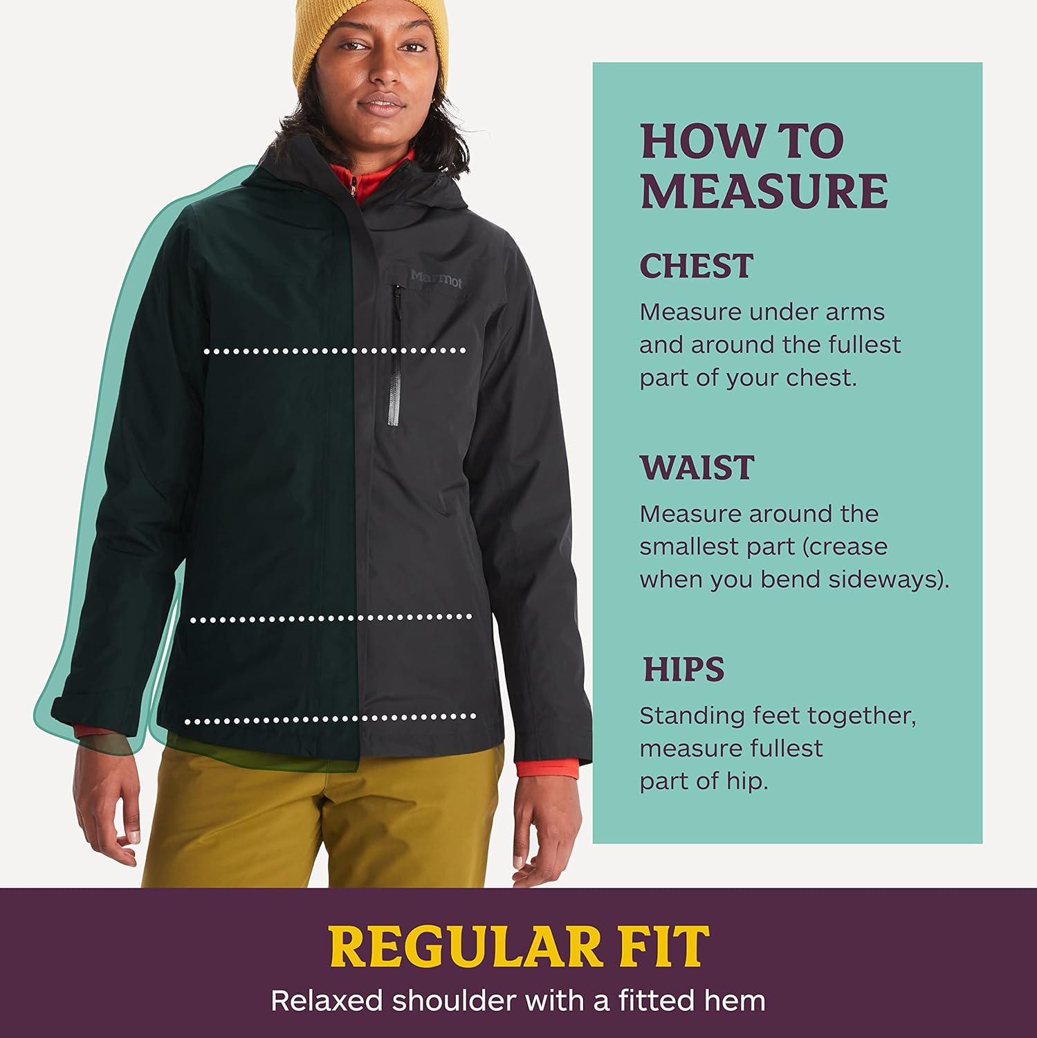 MARMOT Women's Ramble 3-in-1 Component Jacket - Recycled Waterproof Shell with Hood and Removable Insulated Thermal R Liner - Image 7