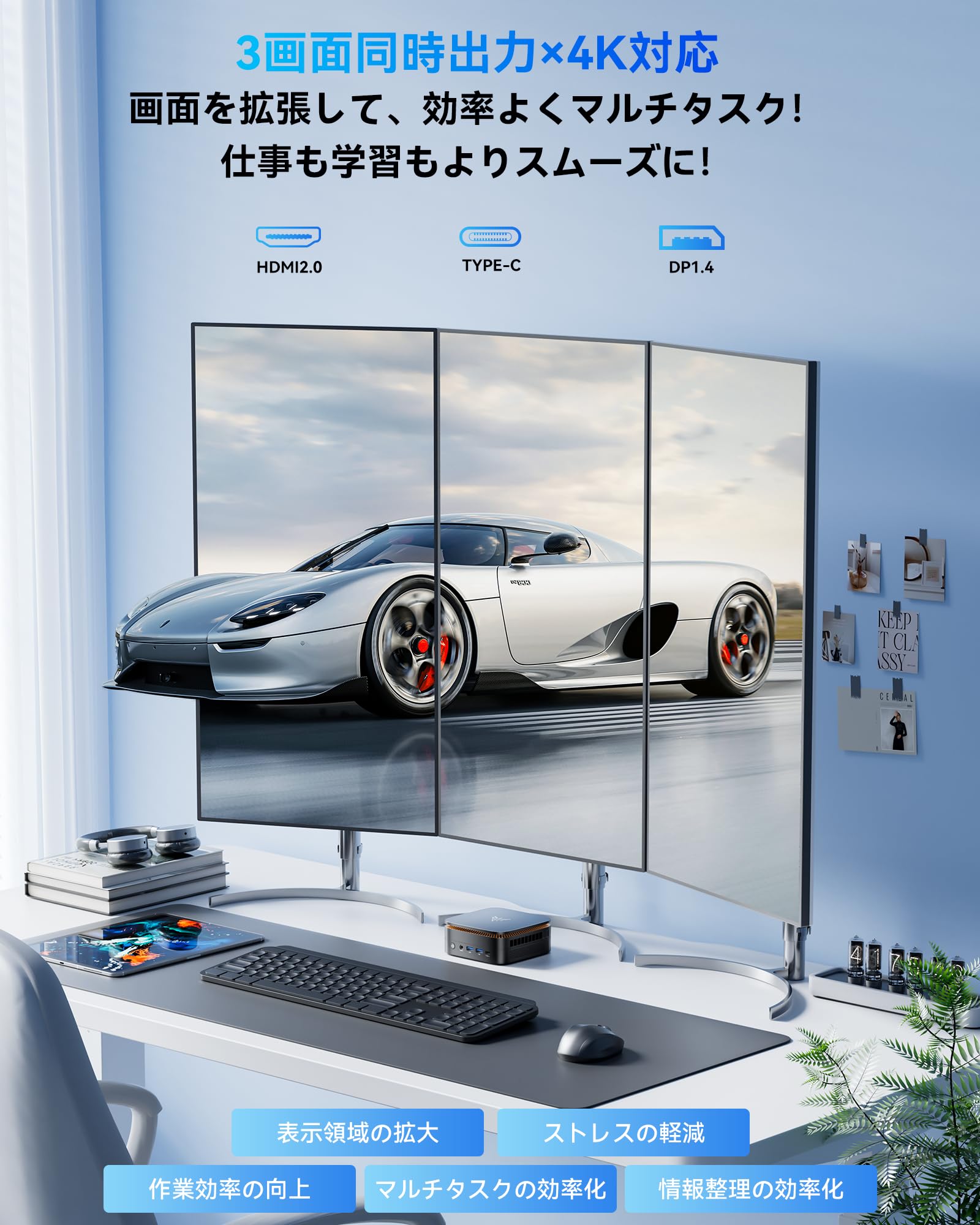 Amazon.co.jp: NiPoGi ミニPC 【AMD Ryzen 4300U新登場・3500Uより速い