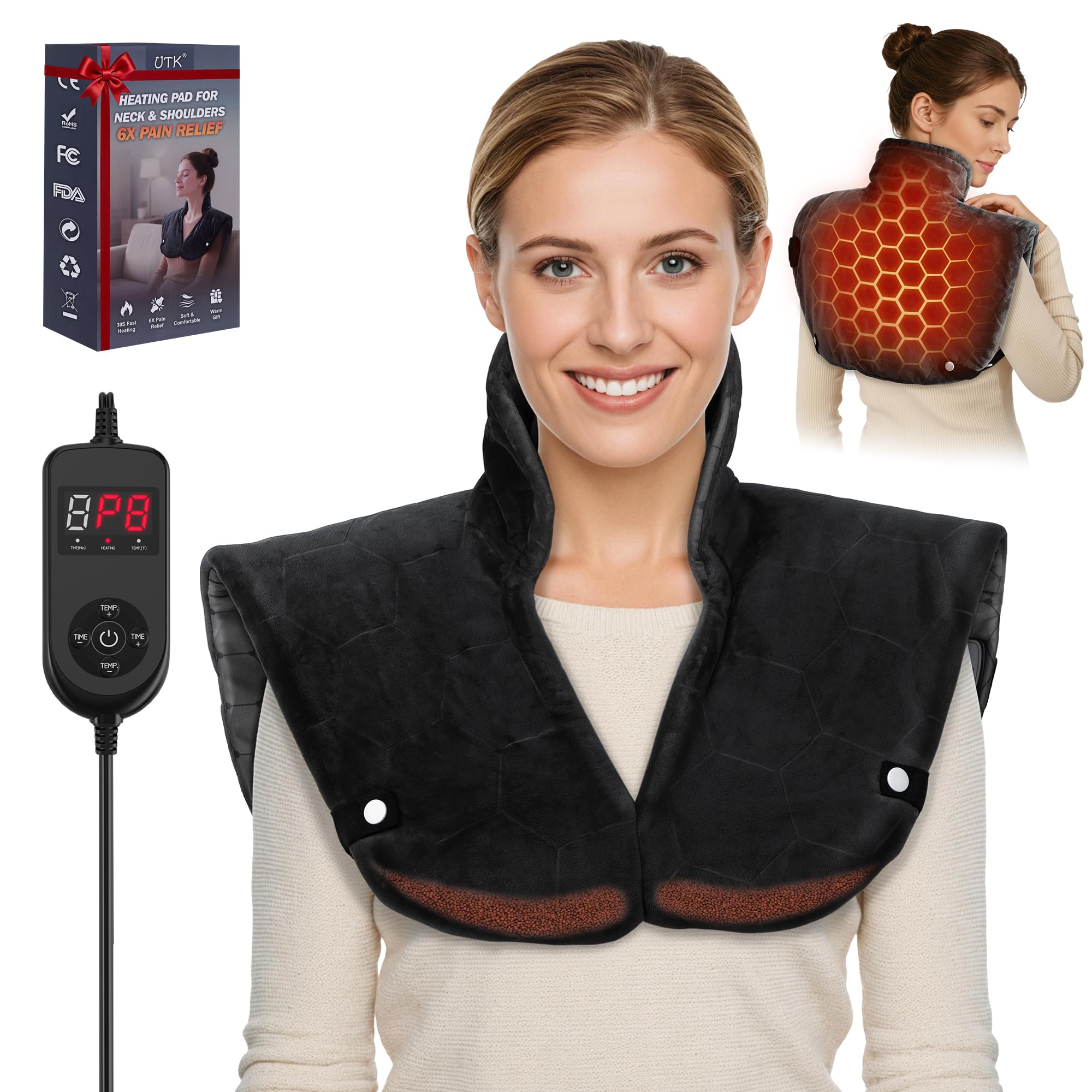 Photo 1 of UTK Far Infrared Heating Pad for Neck and Shoulders