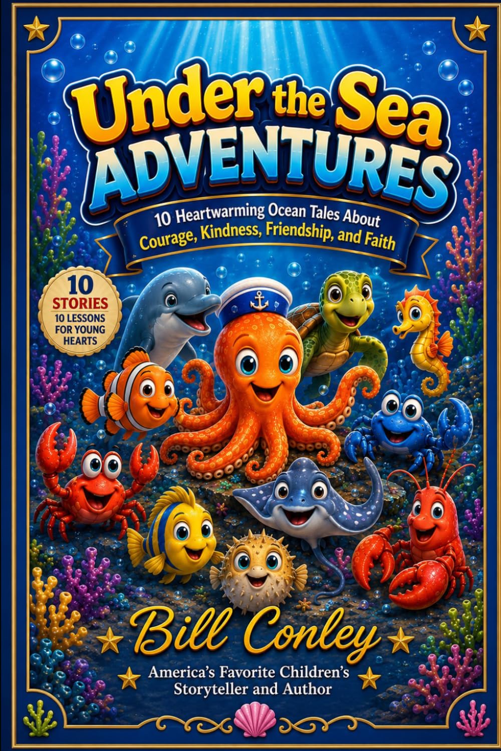 UNDER THE SEA ADVENTURES: 10 Heartwarming Ocean Tales about Courage, Kindness, Friendship, and Faith
