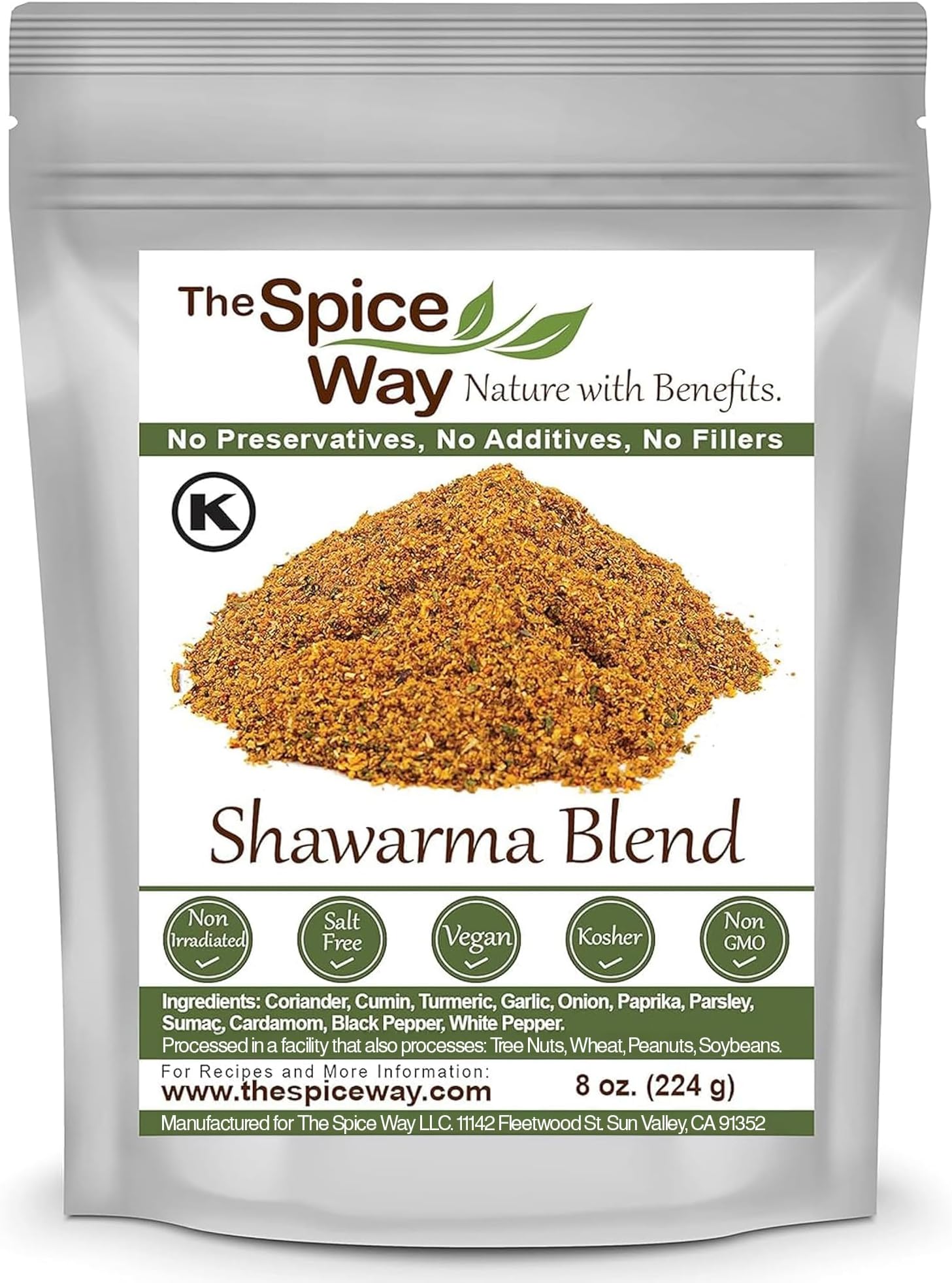 Shawarma Blend Recipe Inside (meat and poultry rub/meat and poultry spice)- 8 oz