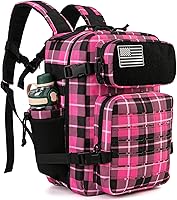 Vista 7 de QT&QY - Mochila táctica militar de 25L/45L para hombres Molle Daypack, mochila de 3 días, mochila de emergencia, mochila de senderismo