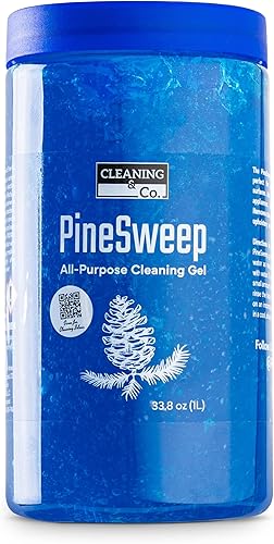 Gel de limpieza multiusos con aceite de pino, limpiador doméstico multiusos para baño, cocina, suelos, lavandería y más, 33.8 onzas líquidas